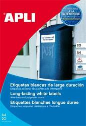 APLI Etichetă APLI, 64, 6x33, 8 mm, poliester, rezistentă la intemperii, APLI, 480 de etichete pe pachet (01226)