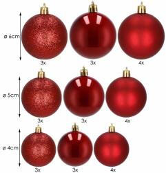 SPRINGOS Ca0179 Globuri pentru pom de Crăciun 4/5/6 cm 30 buc (CA0179)
