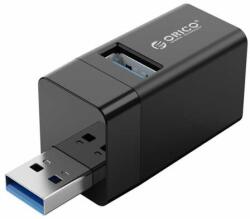 ORICO Hub USB Orico MINI-U32-BK, 1 x USB 3.0, 2 x USB 2.0, Negru (ORICO-MINI-U32-BK-BP)