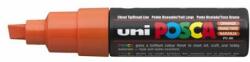 uni Marker UNI Decor, 8 mm, tăiat, UNI "Posca PC-8K", portocaliu (300459000)