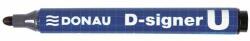 DONAU Marker cu alcool, 2-4 mm, conic, DONAU "D-signer U", negru (7371001-01PL)