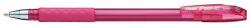 Pentel Pix cu capac 0, 35mm, peniță triunghiulară pentel feel it bx487-p, culoare de scris roz (BX487-P)