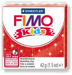 FIMO Clay, 42 g, combustibil, FIMO Kids, roșu strălucitor (8030 212)