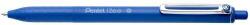 Pentel Pix cu bilă cu buton 0, 35 mm, cerneală pentel, culoare de scris albastru (BX467-C)