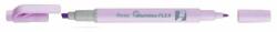 Pentel Highlighter cu vârf dublu 1/3, 5mm, tăiat și conic, violet pastel pentaclară (SLW11P-VE)