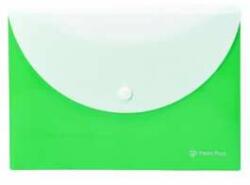 Panta Plast Husă pentru dosare A5, PP, patent, două buzunare, PANTA PLAST, verde neon (0410-0088-04)