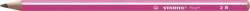 STABILO Trio Trio Triangular Thin Graphite Pencil, 2B #pink (369/01-2B)