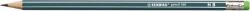 STABILO Pencil 160 creion de grafit hexagonal cu radieră, HB #oilgreen (2160/HB)