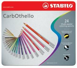 STABILO Carb Othello set de creioane Pastel rotund în cutie metalică (24 buc) (1424-6)