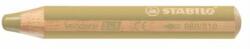 STABILO Creioane colorate, rotunde, groase, STABILO "Woody 3 în 1", auriu (880/810)