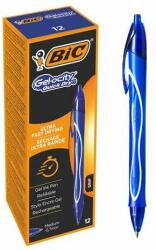 Quick Pix cu gel BIC, 0, 3 mm, buton, BIC "Gel-ocity Quick Dry", albastru (950442)