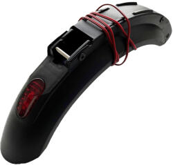 Kugoo S1, S1 Pro, S2, S3 - Hátsó Sárvédő Lámpával és Kábellel (Black), Black