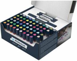 Schneider Set de markere cu două vârfuri, 72 de bucăți, SCHNEIDER "Paint-It 040 Twin marker Set complet", 30 de culori diferite (ML04010901)