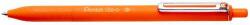 Pentel Pix cu bilă cu buton 0, 35 mm, cerneală pentel, culoare de scris portocalie (BX467-F)