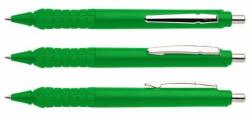 ICO Pix cu buton 0, 8mm, corp de plastic verde apollo k, culoare de scris verde (9010142017)