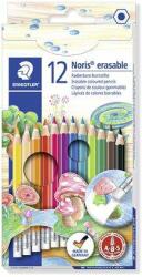 STAEDTLER Noris Club Set de creioane colorate hexagonale cu radieră (12 bucăți) (144 50NC12)