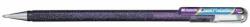 Pentel Pix cu gel pentel hybrid k110-dvx violet, culoare de scris albastru metalizat (K110-DVX)