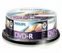 Philips DVD-R 47CBx25 cilindric (PH922555)