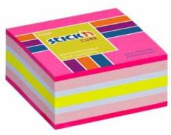 Stick'n STICK N Bloc de notițe autocolante, 51x51 mm, 250 de foi, STICK N, roz neon (21533)