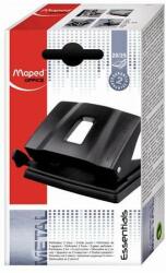 Essentials MAPED Perforator, perforator cu două găuri, 25 de coli, metal, MAPED Essentials 25, negru (402411)
