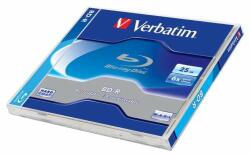 Verbatim BD-R BluRay disc, 25GB, 6x, 1 disc, cutie standard, VERBATIM (43715)