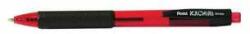 Pentel Pix cu bilă 0, 5 mm, peniță triunghiulară pentel kachiri bk450c-b, culoare de scris roșu (BK450A-B)