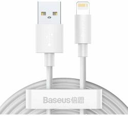 Apple Baseus Simple Wisdom Lightning cable 2.4A 1.5m (TZCALZJ-02) #white (TZCALZJ-02)