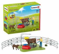 Schleich Set figurine Schleich, Farm World, Centru de spalat vaci (SLH42529) Figurina
