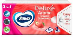 Zewa Batista de hârtie Zewa Deluxe 3 Ply - Creamy Strawberry 90pcs (7322540047011)