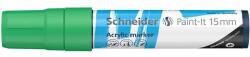 Schneider Marker acrilic 15 mm, SCHNEIDER Paint-It 330, verde (120304)