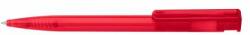 ICO Pix cu buton 0, 8mm, corp din plastic transparent roșu, ico stea, culoare de scris roșu (9010084026)