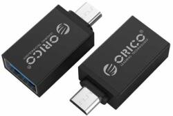 ORICO Adaptor OTG Orico - CBT-UM01-B (USB-A 3.0 la MicroUSB, negru) (ORICO-CBT-UM01-BK-BP)