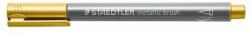 STAEDTLER Marker decorativ, 1-6 mm, STAEDTLER Design Journey Metallic Brush, auriu (8321-11)