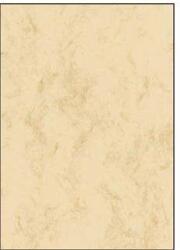 Sigel Hârtie preimprimată, față-verso, A5, 90 g, SIGEL, bej, marmorat (DP907)