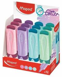 Maped Highlighter display, 1-5 mm, MAPED Glitter Fluo Peps, culori pastelate mixte (742038)