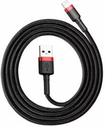 Apple Baseus Cafule Cablu Lightning 1, 5A 2m (CALKLF-C19) #red-black (CALKLF-C19)