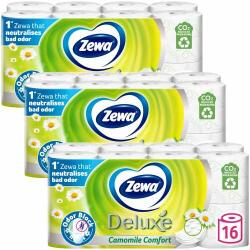 Zewa Deluxe Camomile Comfort 3 Ply Toilet Paper 3x16 role (3268)