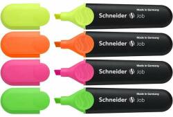 Schneider Set de evidențiere a textului, 1-5 mm, SCHNEIDER Job 150, 4 culori diferite (1500)