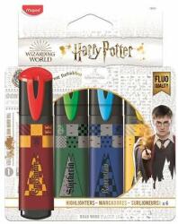 Maped set de Highlighter HP, MAPED "Harry Potter Teens", 4 culori diferite (740701)