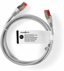 Nedis Cablu Cat 6 | RJ45 Plug | RJ45 Plug | S/FTP | 5.00 m | Rotund | PVC | Gri | Bandă de hârtie (CCGT85221GY50)