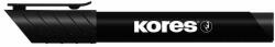 Kores Marker cu alcool, 3-5 mm, conic, KORES K-Marker, negru (20930)