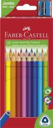 Faber-Castell Jumbo Set creioane colorate + ascuțitoare (20 de bucăți) (116520)