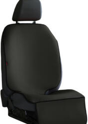 Ülésvédő univerzális első ülésre autó üléshuzat védő PREMIUM ECO BŐR FEKETE (ULSV3)