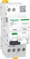 Schneider Electric Acti9 AFDD, Intreruptor automat, detectie arc electric, iC40N, 1P+N, curba B, 10A, 6kA, ARC MCB (A9TPD4610)