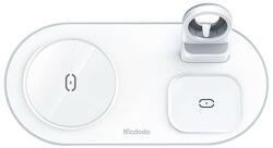 Vezeték nélküli töltő Mcdodo CH-7062 3 az 1-ben 15 W (telefon/TWS/Apple óra) (fehér)
