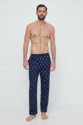 Ralph Lauren pamut pizsamanadrág sötétkék, mintás - sötétkék M