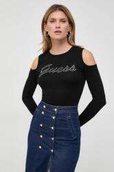 GUESS pulóver könnyű, női, fekete - fekete XS - answear - 23 990 Ft