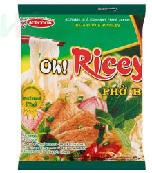  Acecook Oh! Ricey marhahús ízű rizstésztás leves 63 g