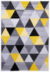  Barcelona B430A_FMF68 sárga-szürke geometriai mintás szőnyeg 160x230 cm
