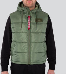 Alpha Industries Hooded Puffer Vest FD - sage green